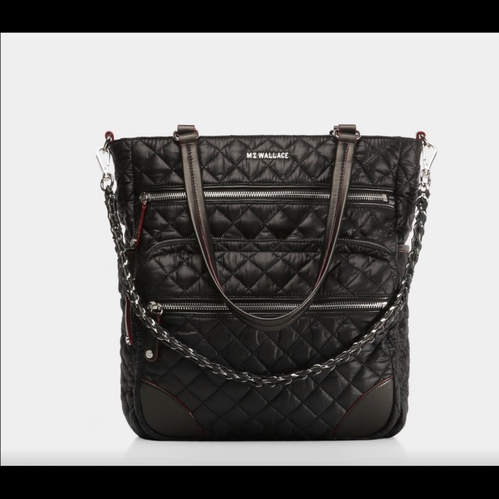 MZ Wallace Crosby Tote handbag bag - Black rare sold out - Picture 1 of 16